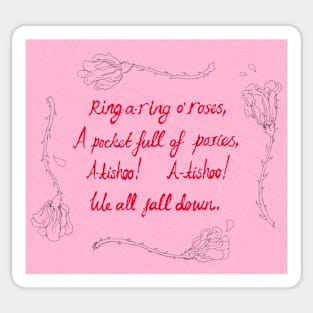 Ring a Ring o'Roses illustration Sticker